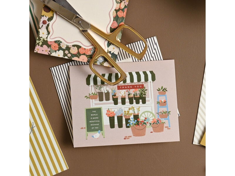 Amy Heitman Flower Stall Thank You Card