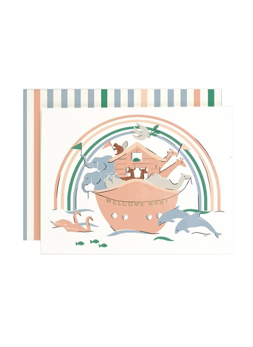 Welcome Baby Ark Greeting Card