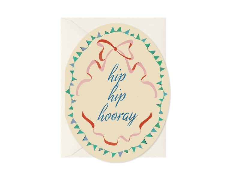 Amy Heitman Hip Hip Hooray - Oval Card