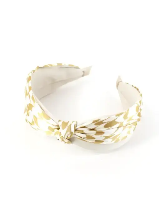 Ripple Knotted Headband - beige