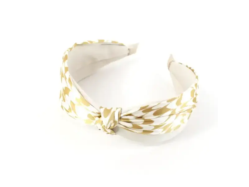 pretty persuasions Ripple Knotted Headband - beige