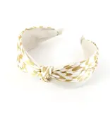 pretty persuasions Ripple Knotted Headband - beige