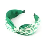 pretty persuasions Ripple Knotted Headband - green