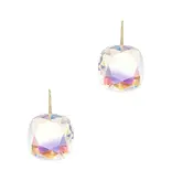 pretty persuasions Aura Drops Faceted Dangle Earrings - Aurora Borealis