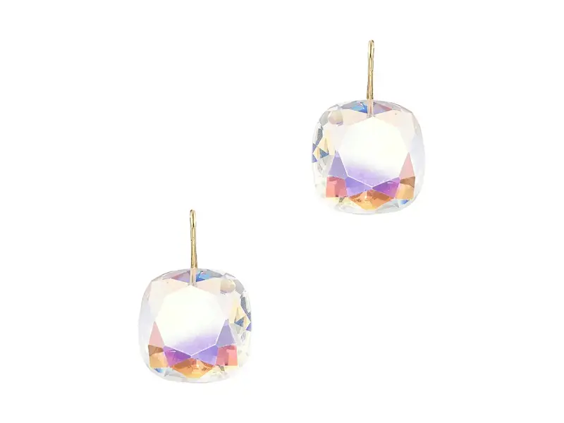 pretty persuasions Aura Drops Faceted Dangle Earrings - Aurora Borealis