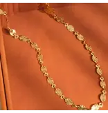 MAIQ Accessories Bise 18K Gold Non-Tarnish Classic Oval Chain Necklace