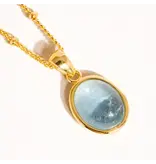 MAIQ Accessories Caillou 18K Gold Assorted Natural Stone Necklace