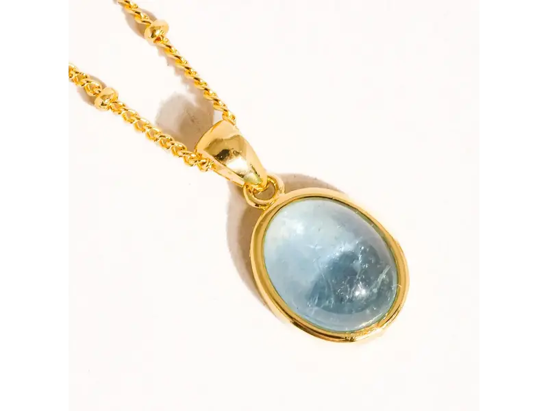 MAIQ Accessories Caillou 18K Gold Assorted Natural Stone Necklace