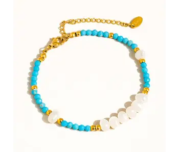 Clément 18K Gold Non-Tarnish Boho Bracelet