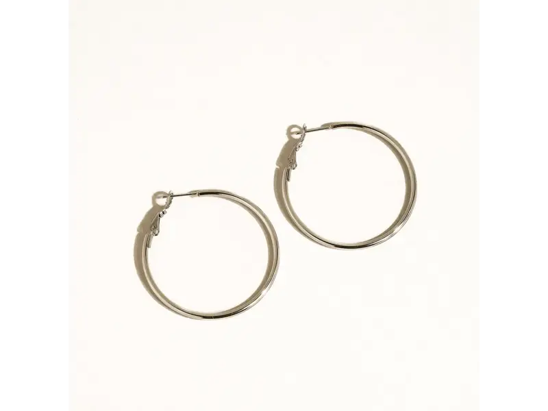 MAIQ Accessories Eska 18K Gold Non-Tarnish Classic Thin Hoop Earring