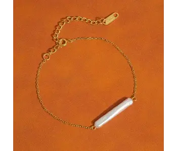 Ingrid 18K Non-Tarnish Freshwater Pearl Bracelet
