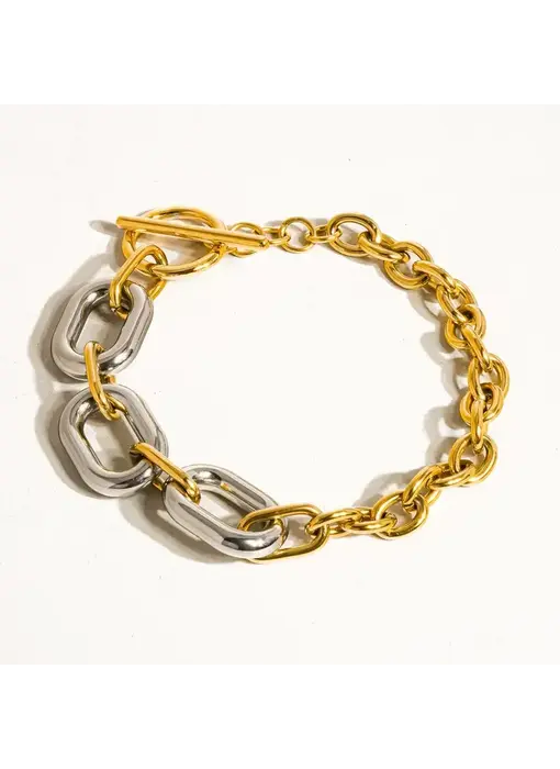 Lanni 18K Gold Non-Tarnish Multi Chain Bracelet