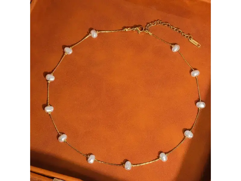 MAIQ Accessories Ida 18K Non-Tarnish Petite Pearl Necklace