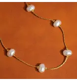 MAIQ Accessories Ida 18K Non-Tarnish Petite Pearl Necklace