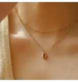 MAIQ Accessories Ryleigh 18K Gold Non-Tarnish Petite CZ Necklace