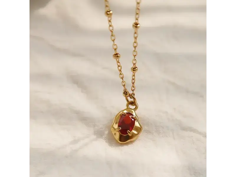 MAIQ Accessories Ryleigh 18K Gold Non-Tarnish Petite CZ Necklace