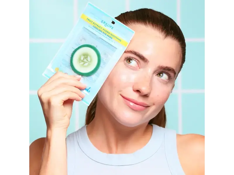 My Spa Life Cucumber hydro-Soothing Spa, Cooling Eye Pads - 12 Pads