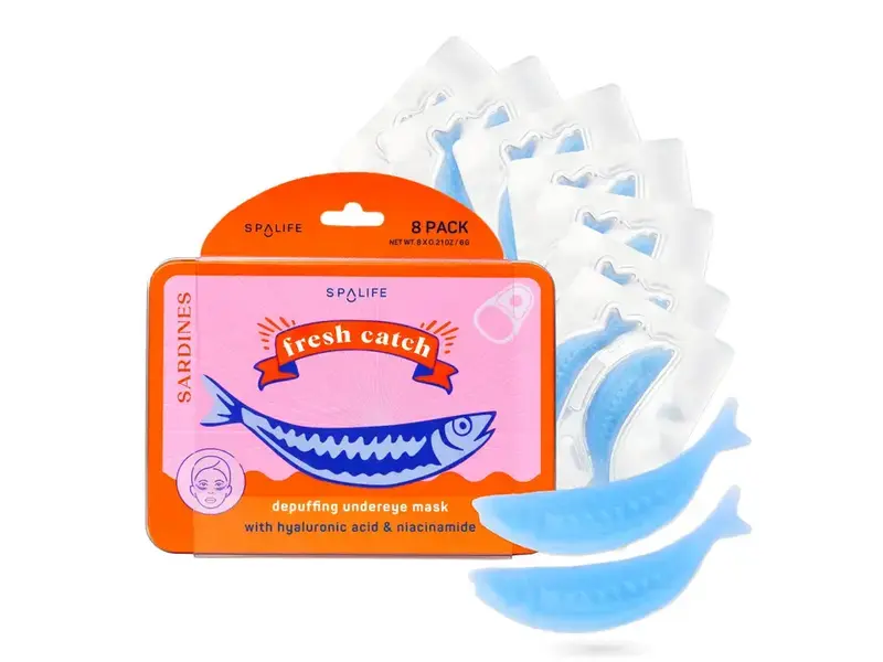 My Spa Life Fresh Catch De-Puffing Eye Patches | 8 Pack | Summer Edition