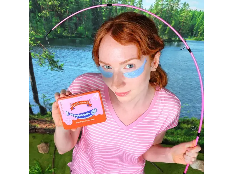 My Spa Life Fresh Catch De-Puffing Eye Patches | 8 Pack | Summer Edition