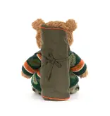 JellyCat Inc Bartholomew Bear Hiking Outfit