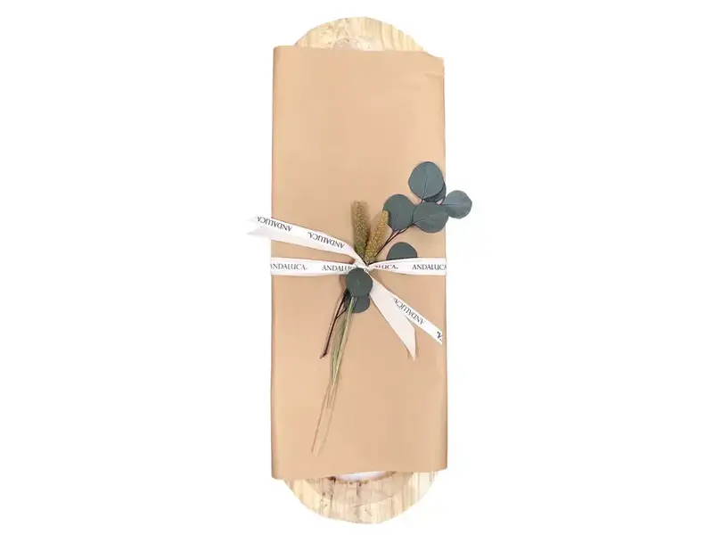 Andaluca Paulownia Wood Tray Candle