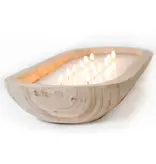 Andaluca Paulownia Wood Tray Candle