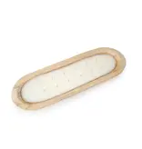Andaluca Paulownia Wood Tray Candle