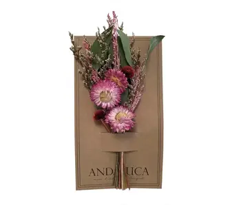 Pink Strawflower Sweet Mini Bouquet