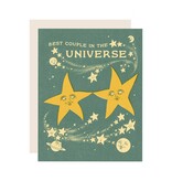Wallflower Paper & Party Best Star Couple Wedding Card
