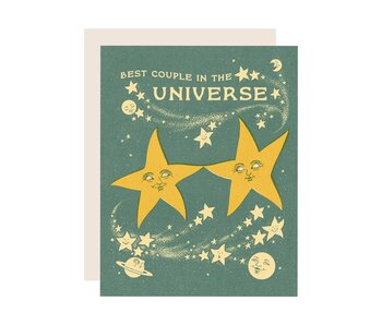 Best Star Couple Wedding Card