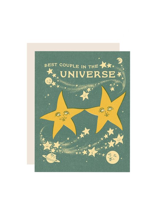Best Star Couple Wedding Card
