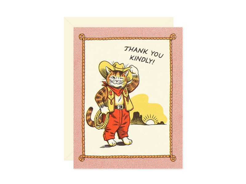 Wallflower Paper & Party Thank You Kindly Card