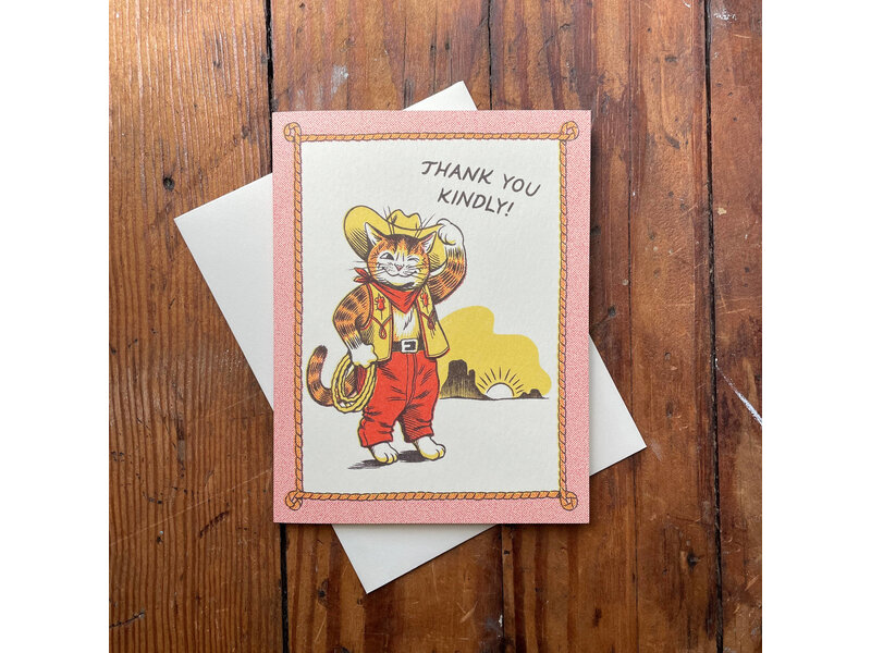 Wallflower Paper & Party Thank You Kindly Card