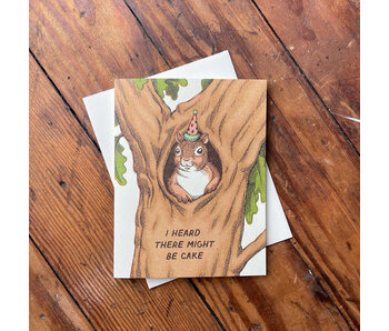 Squirrel Birthday Card