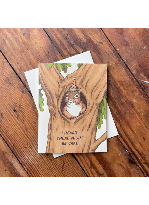 Squirrel Birthday Card