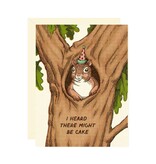 Wallflower Paper & Party Squirrel Birthday Card