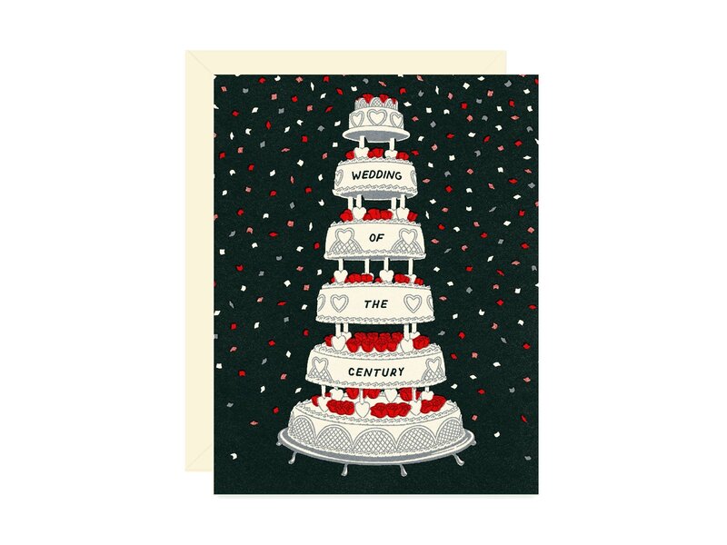 Wallflower Paper & Party Wedding of the Century Card