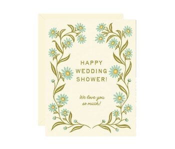 Daisy Wedding Shower Greeting Card