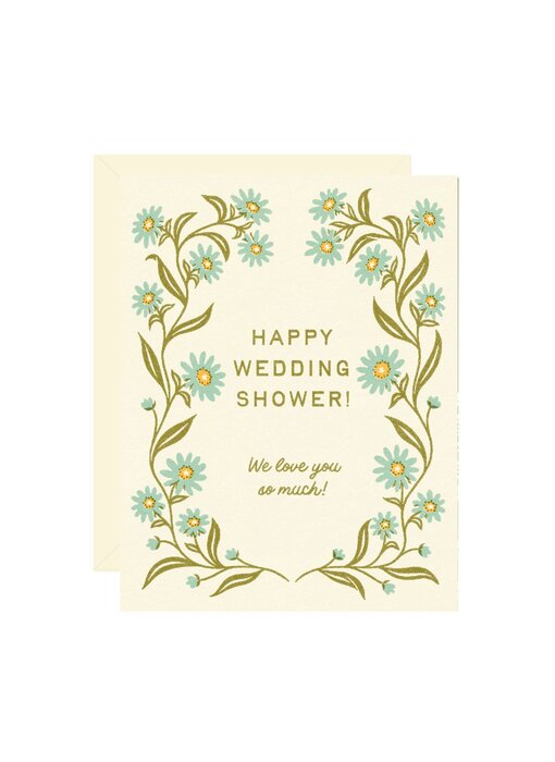 Daisy Wedding Shower Greeting Card