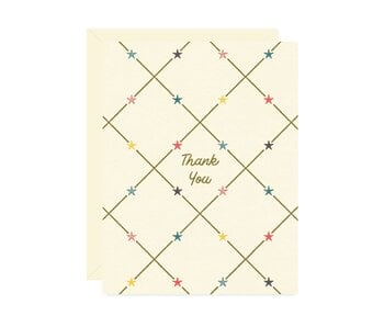 Star Thank You Greeting Card