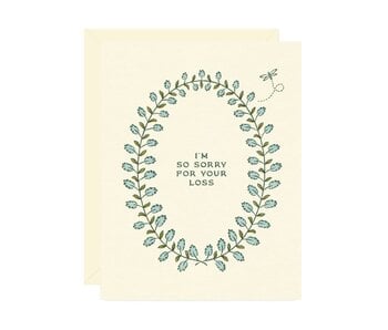 Sorry for your loss Sympathy Card