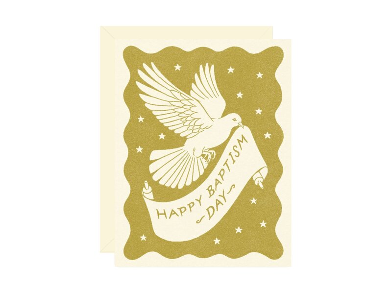 Wallflower Paper & Party Baptism Greeting Card