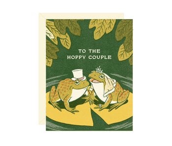 Hoppy Couple Wedding Card