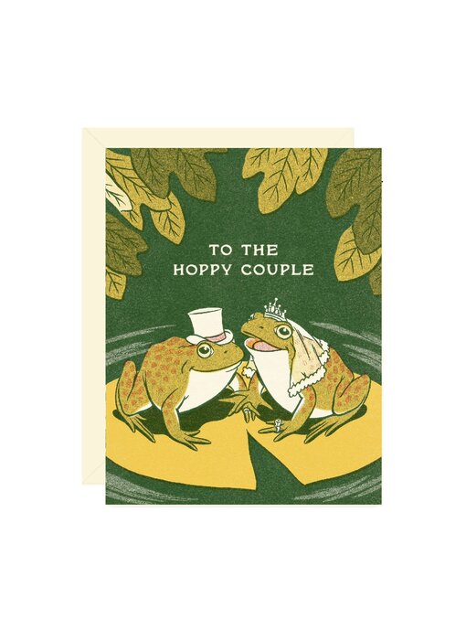 Hoppy Couple Wedding Card