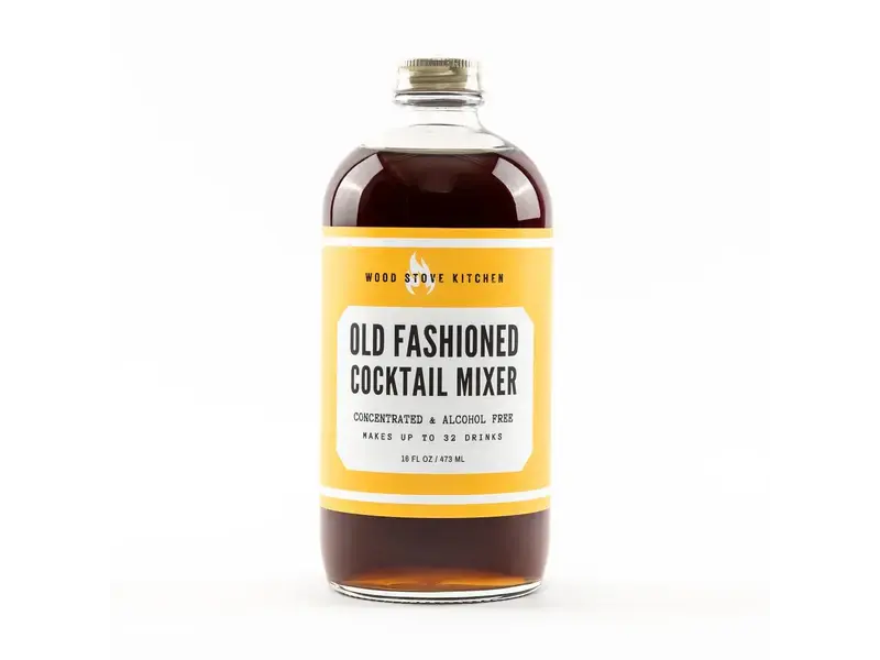 Wood Stove Kitchen Old Fashioned Cocktail Syrup, 16 Fl oz