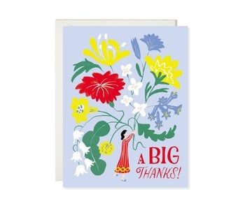 Bouquet Thanks – Floral Thank You Card
