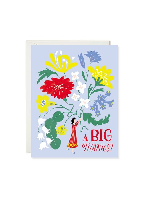 Bouquet Thanks – Floral Thank You Card