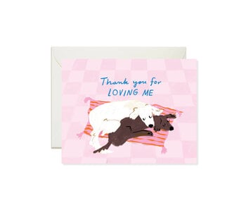 Snuggle Dogs – Cute Puppy Love Greeting Card