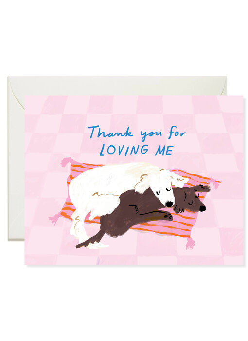 Snuggle Dogs – Cute Puppy Love Greeting Card