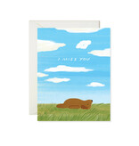 Karen Schipper Miss You Dog – Cute Animal Miss You Card
